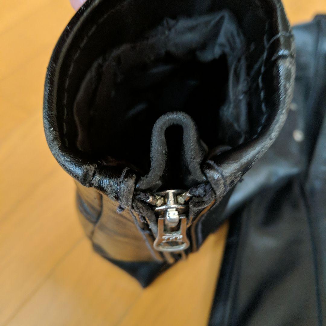 【馬皮★ ホースハイド】 本革 ポリスマンジャケット ハーレーダビッドソン M