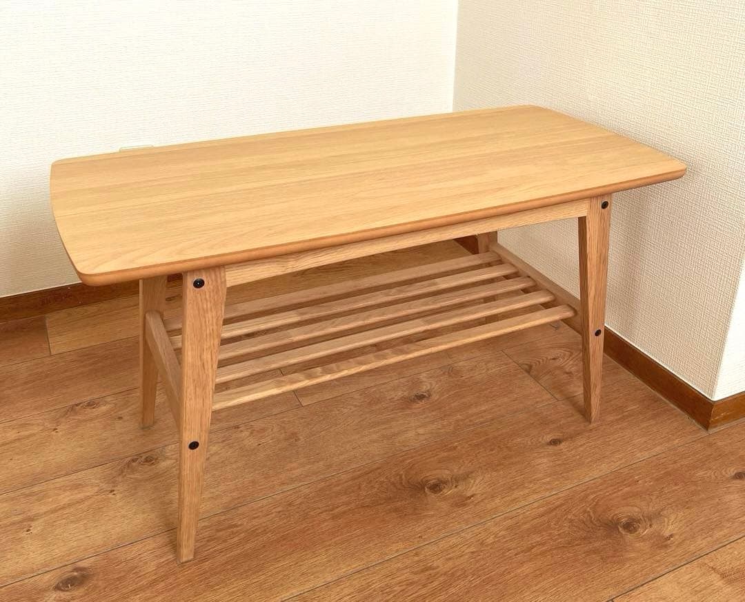 カリモク60 リビングテーブルS 小　ピュアオーク　美品　12/16まで