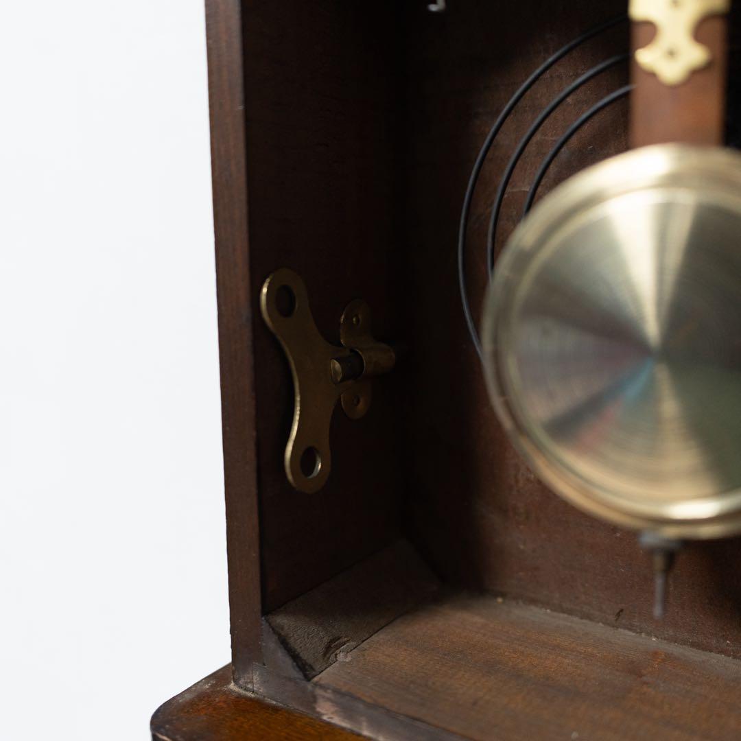 尾張時計　振り子時計　昭和レトロ　オーバーホール済　動作品