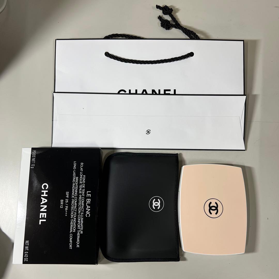 G341 シャネル　ルブランブライトニングコンパクト#BR12