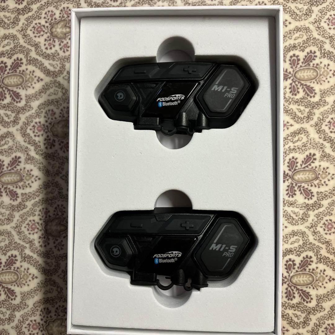 FODSPORTS M1-S PRO Bluetoothインカム 2個セット