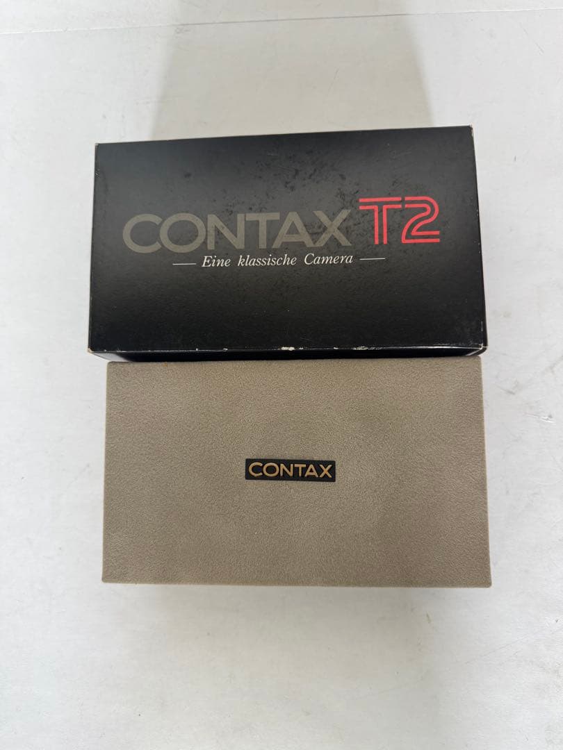 CONTAX T2 箱　マニュアル　本体なし　コンタックス