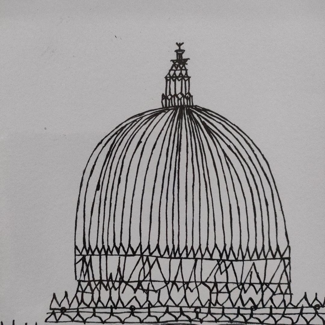 パウル・クレー Paul Klee リトグラフ『大聖堂』額装