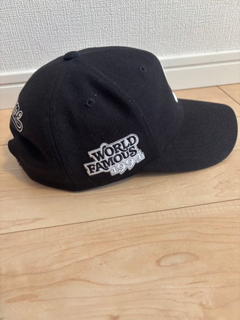 帽子 Supreme World Famous S Logo 6-PanelBlack