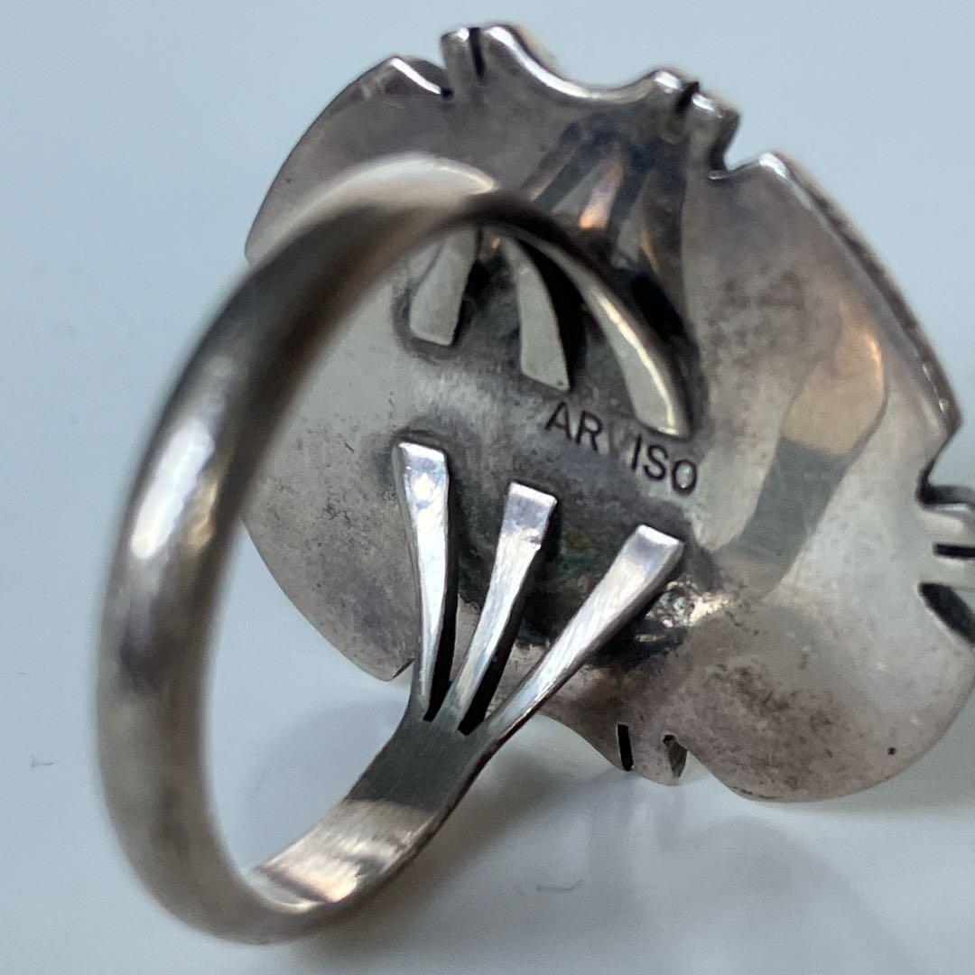 ロ*G様 Steve Arviso 特大ターコイズリング インディアンジュエリー