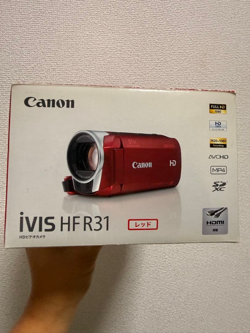 動作確認済み　Canon iVIS HF R31 レッド