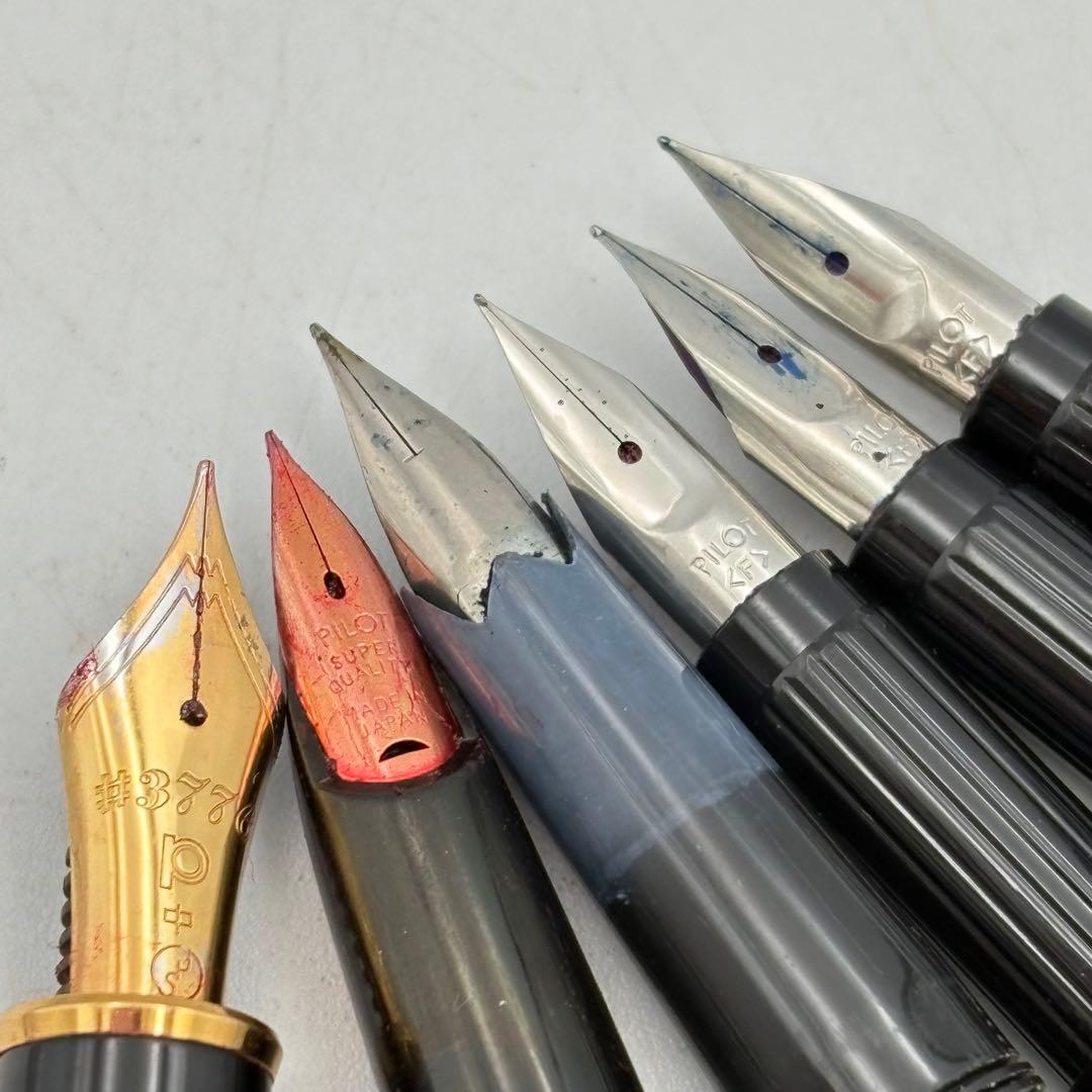 プラチナ パイロットほか 万年筆 まとめ売り ゴールド 0829-S6785s