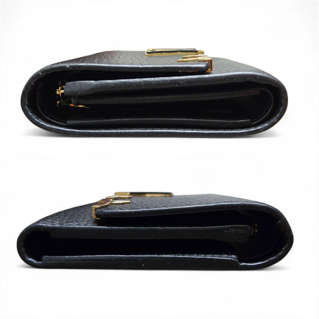 極美品✨ヴィトン トリヨン ポルトフォイユカプシーヌコンパクト ノワール