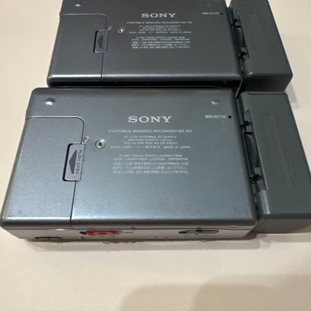 MD WALKMAN MZ-R3 まとめ 2台セット ジャンク