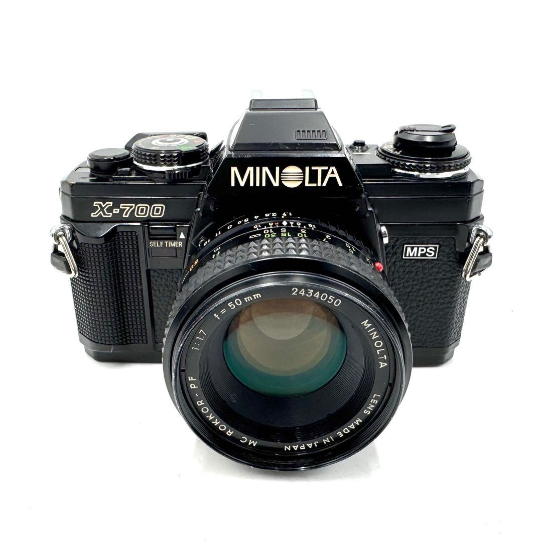 完動品 MINOLTA ミノルタ X-700 銘玉50mm F1.7 レンズ付