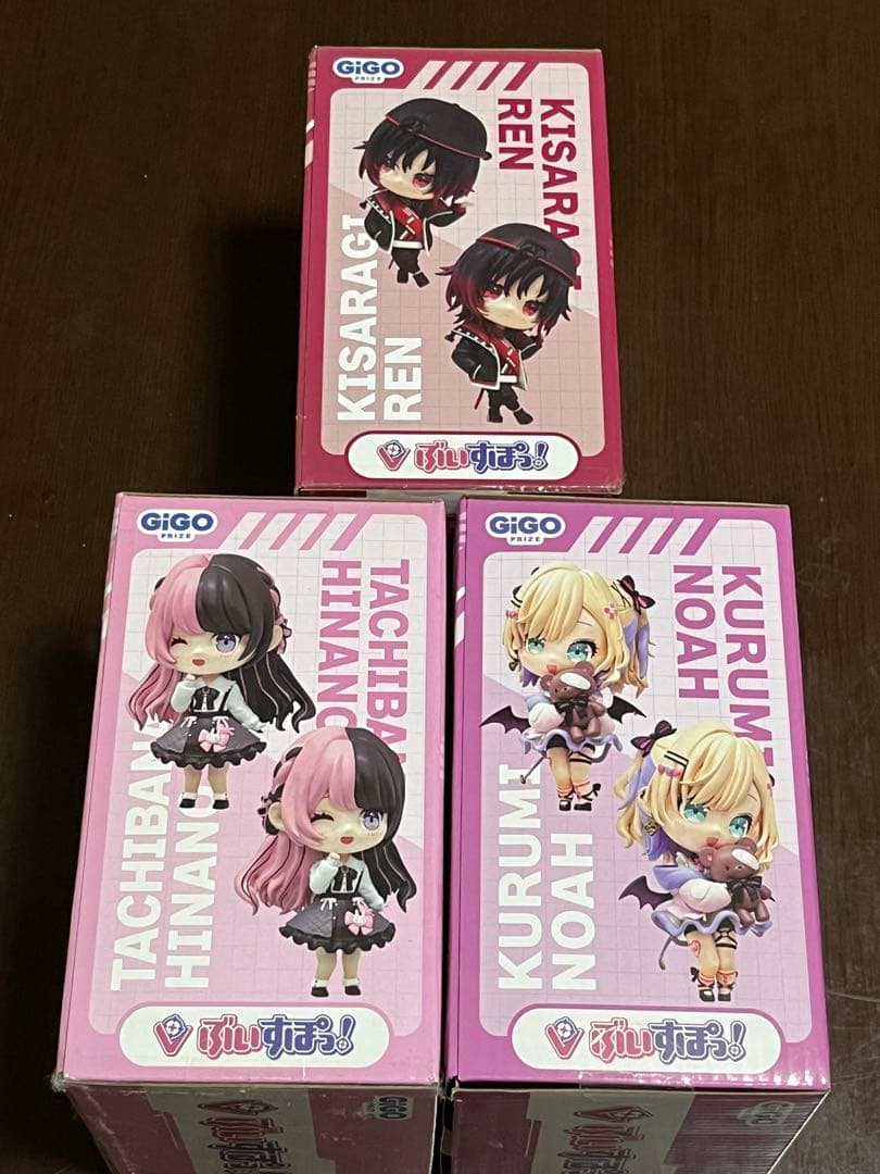 ぶいすぽっ！デフォルメ　フィギュア gigo 胡桃のあ 橘ひなの 如月れん