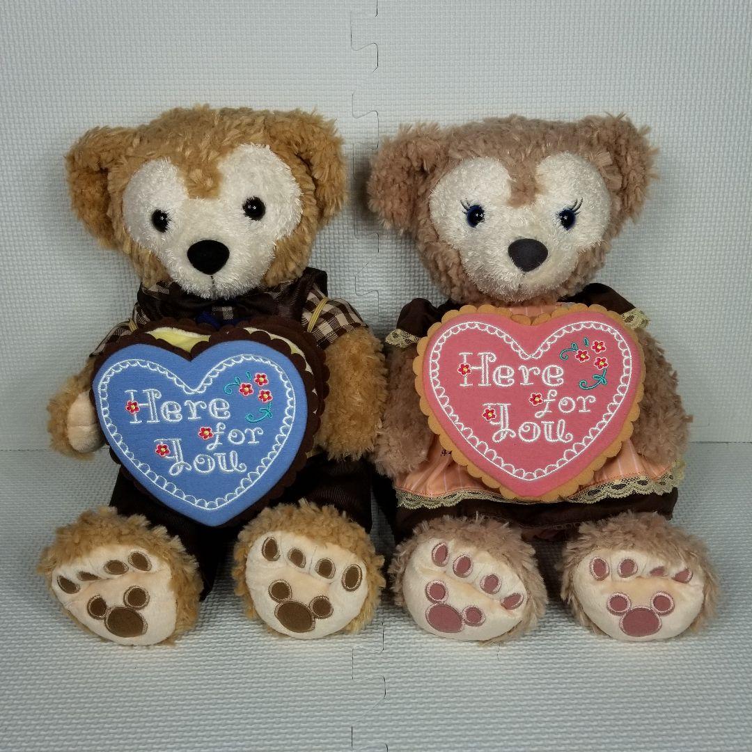 【美品】ダッフィー＆シェリーメイ バレンタイン衣装付