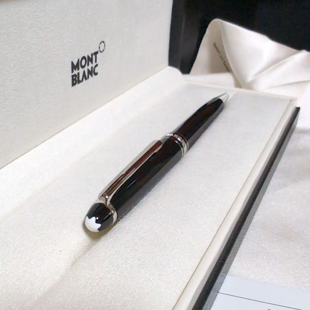 【未使用品♪】 モンブラン 164 ボールペン プラチナ × ブラック