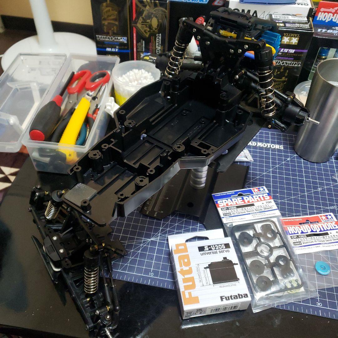 タミヤ 2025 DT04 ファイターネクスジェン カスタム ブラシレスセット②