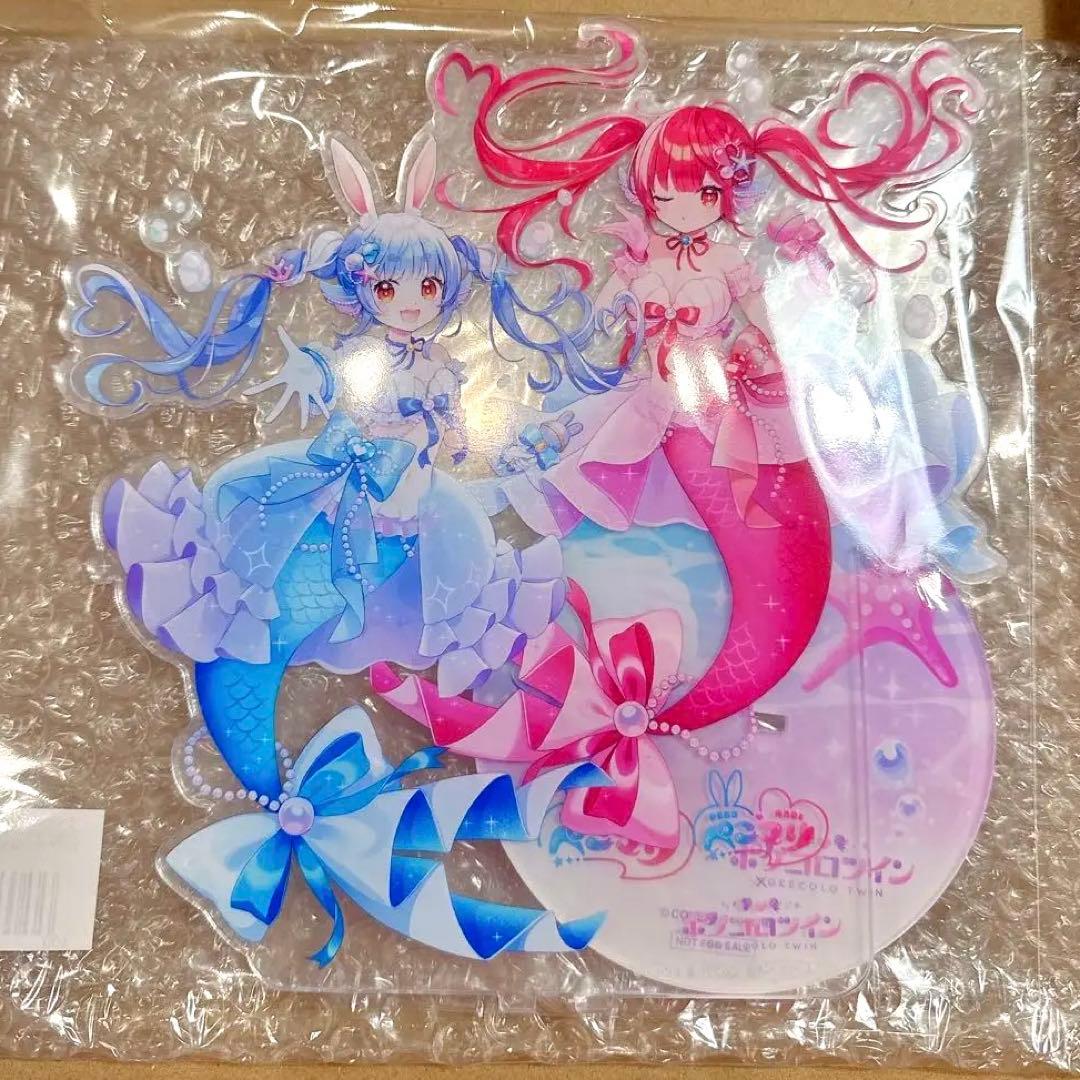 ぺこマリ ポケコロツイン コラボ 限定 BIGアクリルスタンド