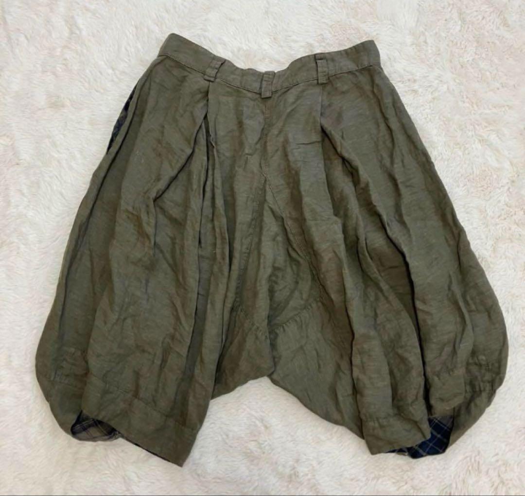 新品　ヴィヴィアンウエストウッド リネン混 サルエルパンツ