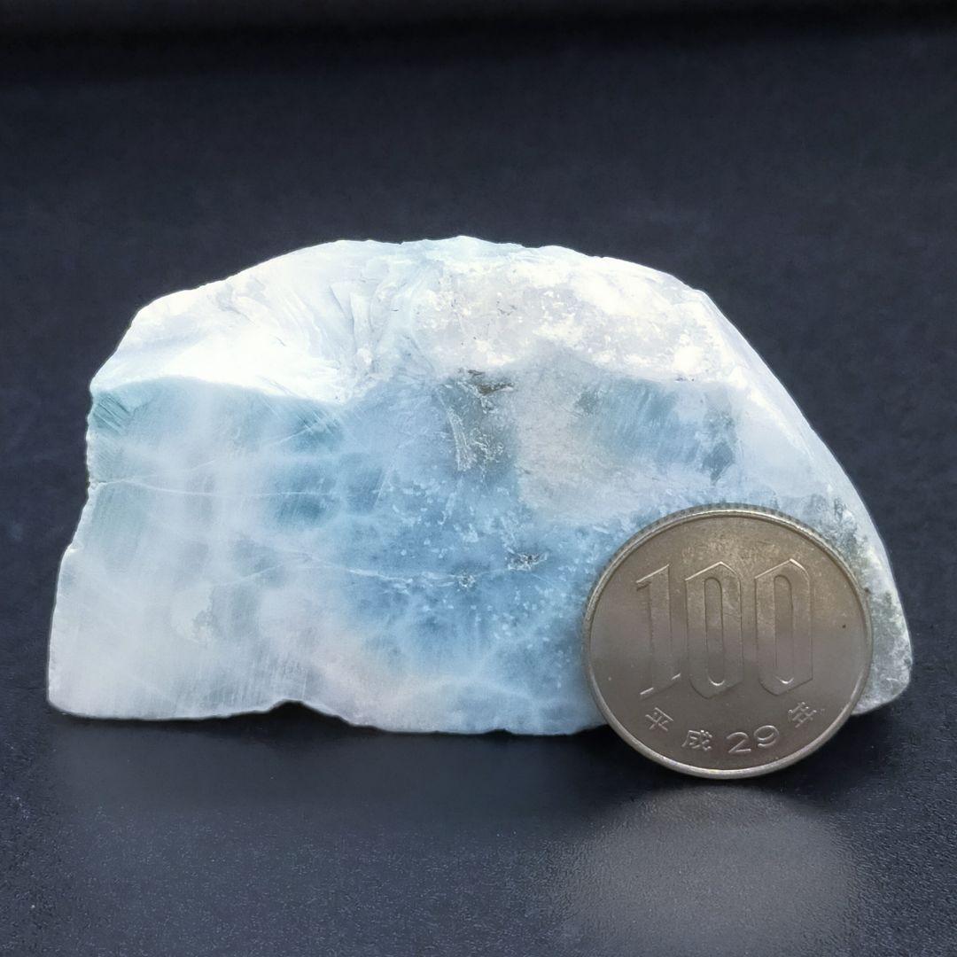 ラリマー原石のスライス②