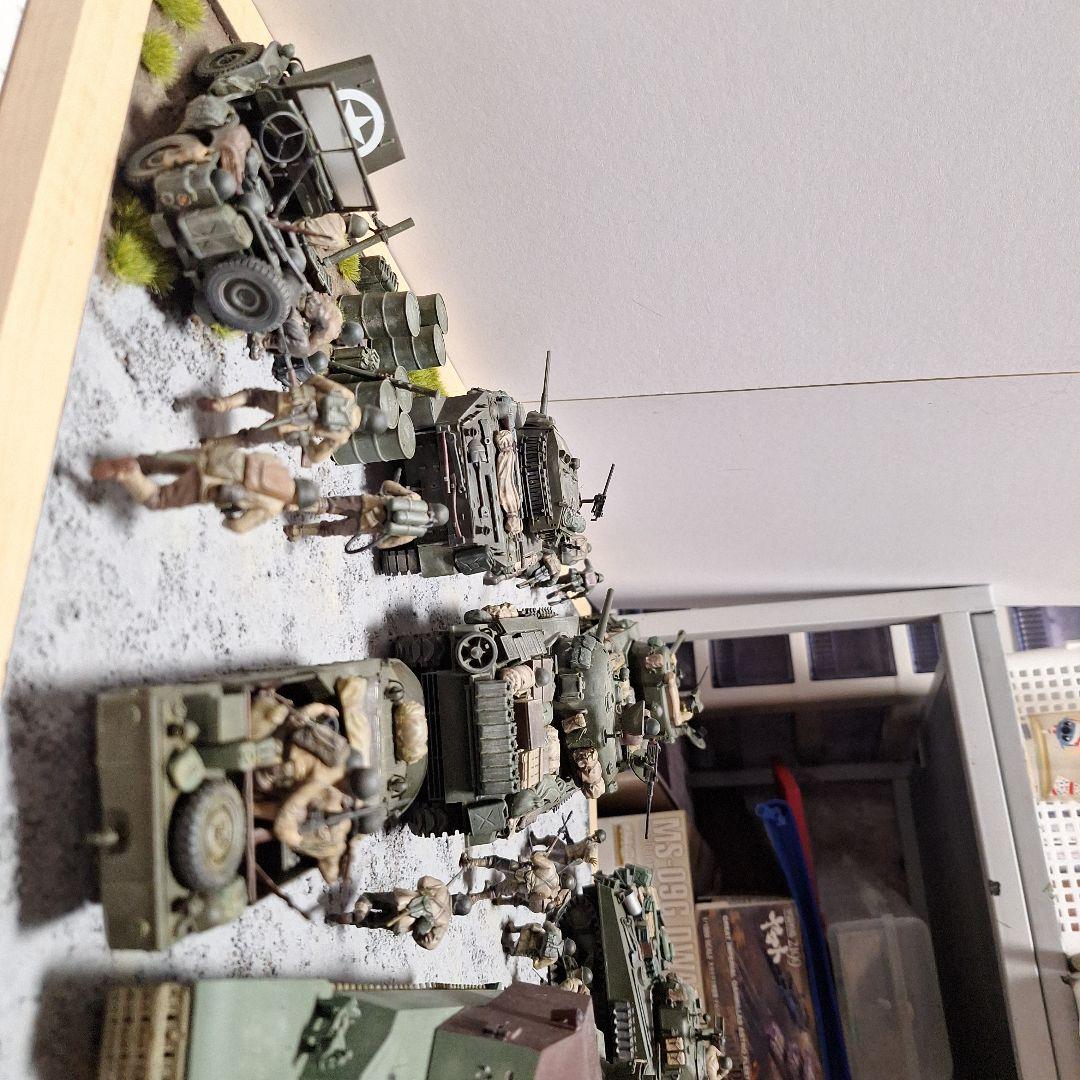 ジオラマ完成品　タミヤ1/35プラモデル