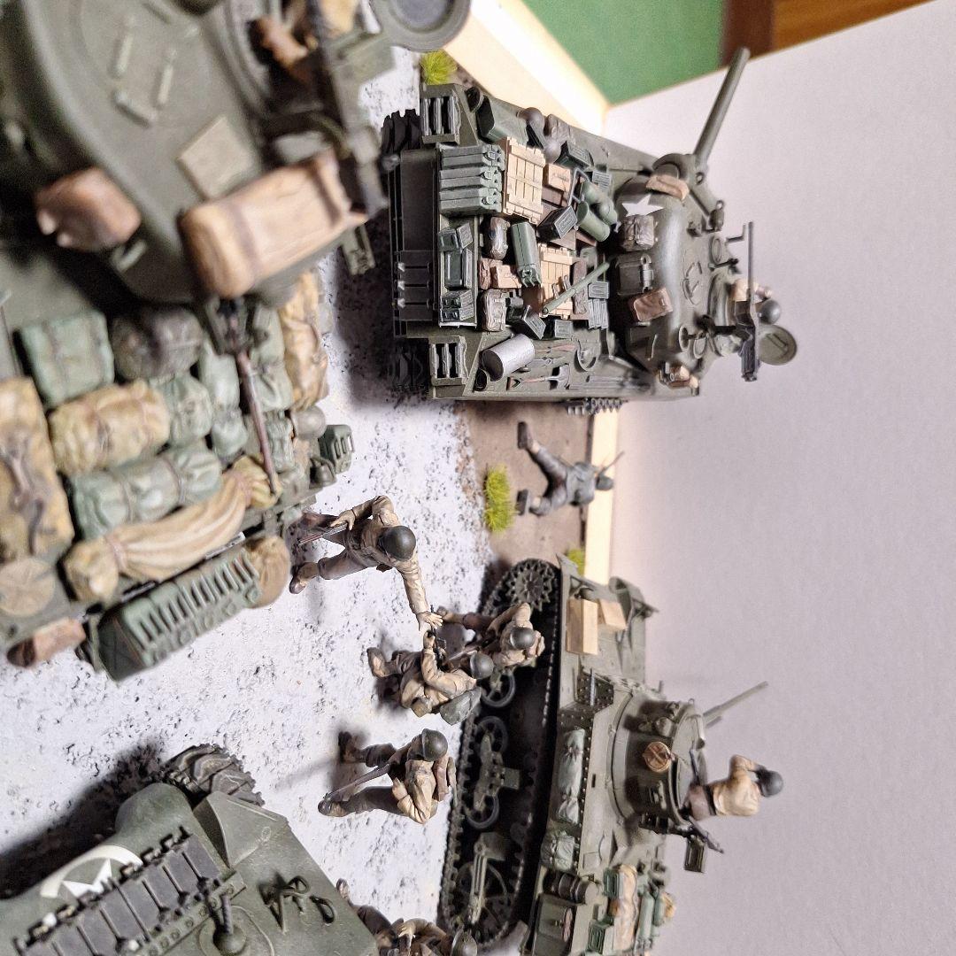 ジオラマ完成品　タミヤ1/35プラモデル
