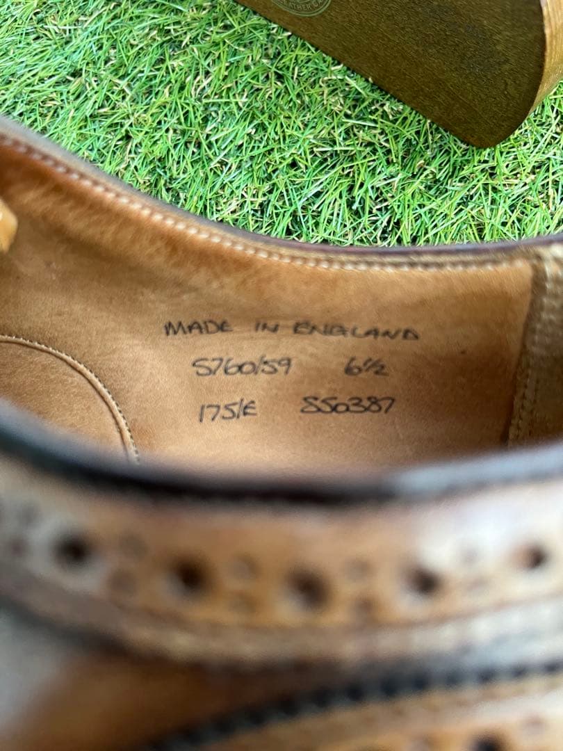 JOSEPH CHEANEY (英)ポールスミス別注 175ラスト フルブローグ