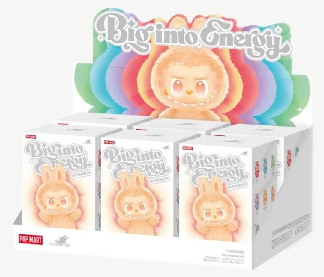 ポップマート LABUBU Big into Energy 2セットシュリンク付