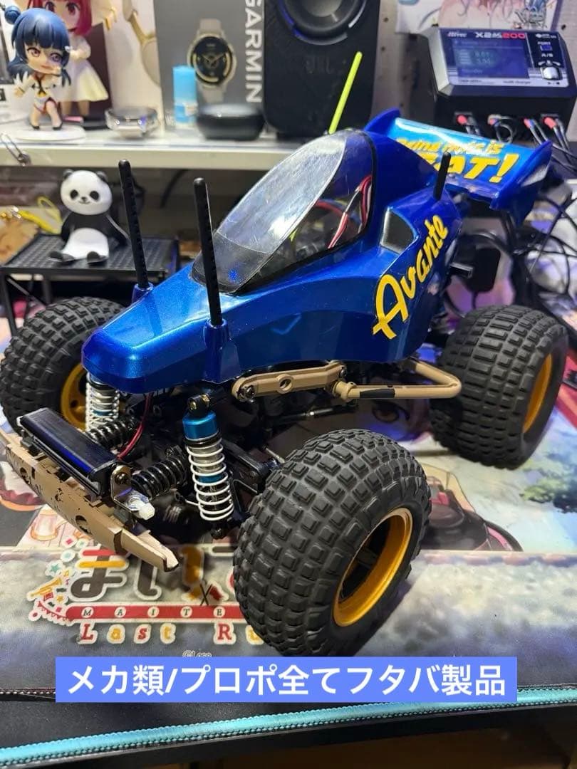 タミヤ 1/10 電動RCコミカル アバンテ (GF-01CBシャーシ)メカ付き