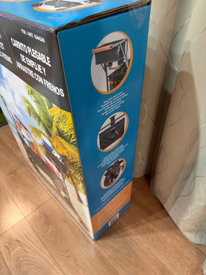 マックスポーツ 折り畳みワゴンXL　ブラックグレー MAC SPORTS