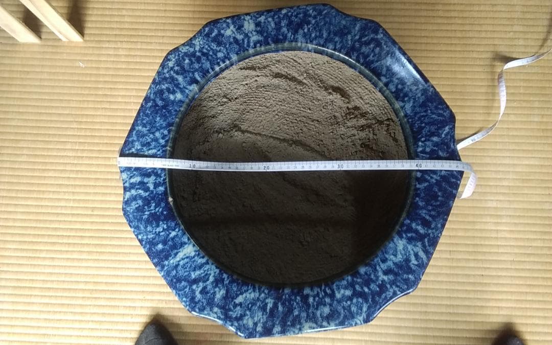 直径４５㎝ 陶器製の火鉢 昭和レトロ アンティーク ヴィンテージ