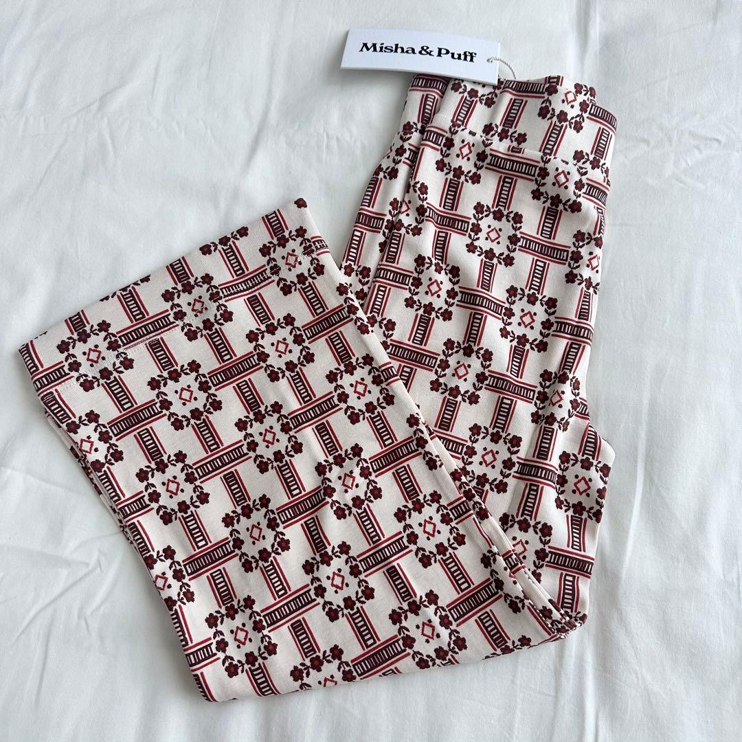 ボトムス・スパッツ Misha and Puff A-Pant Railroad Floral 6Y