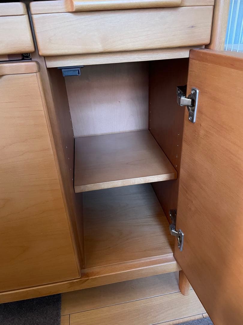 木製キャビネット 3引き出し ナチュラル