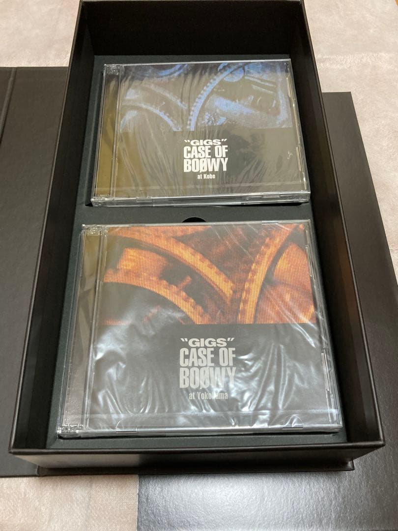 CASE OF BOØWY 4枚組CD + 限定Tシャツ（未開封）+ステッカー