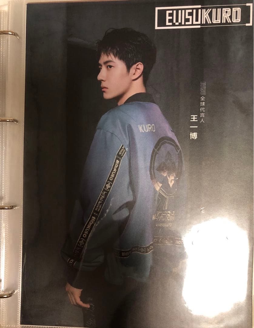 王一博 カードバインダー＋A4・Pカード他 用リフィル50枚付 アルバム z