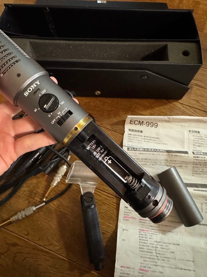 SONY バックエレクトレットコンデンサーマイクロホン ECM-999