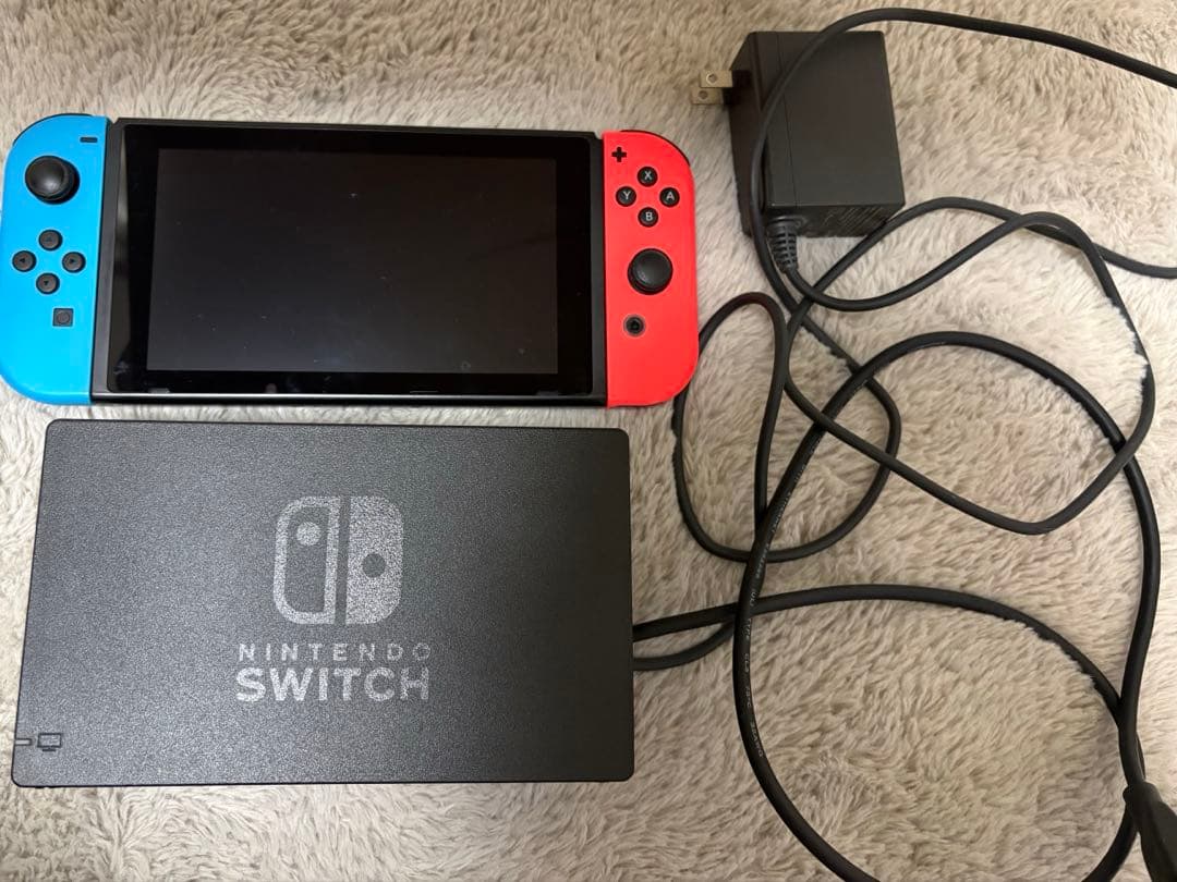 Nintendo Switch 本体 赤/青 ACアダプター付き
