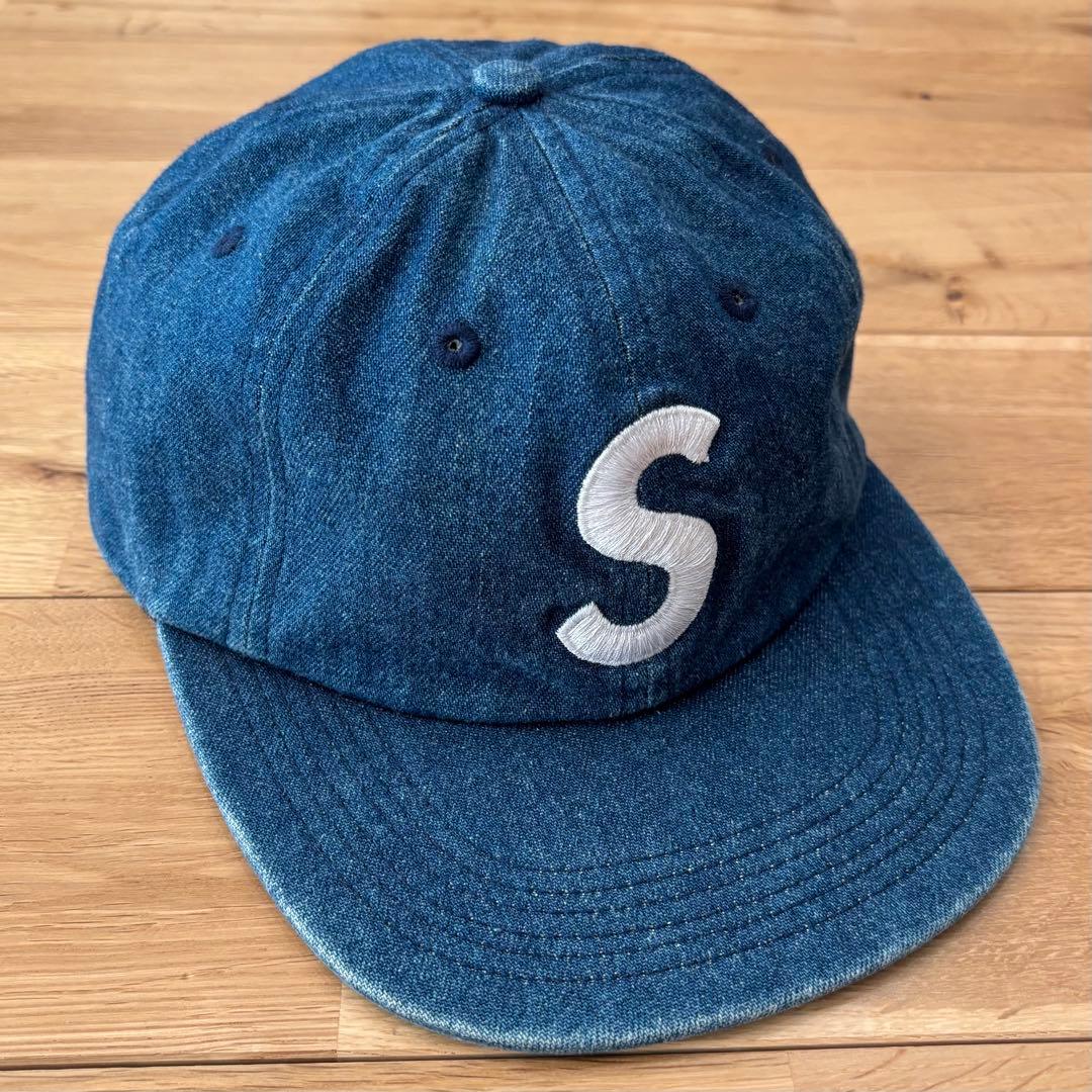 帽子 Supreme Washed Denim S Logo 6-Panel Cap