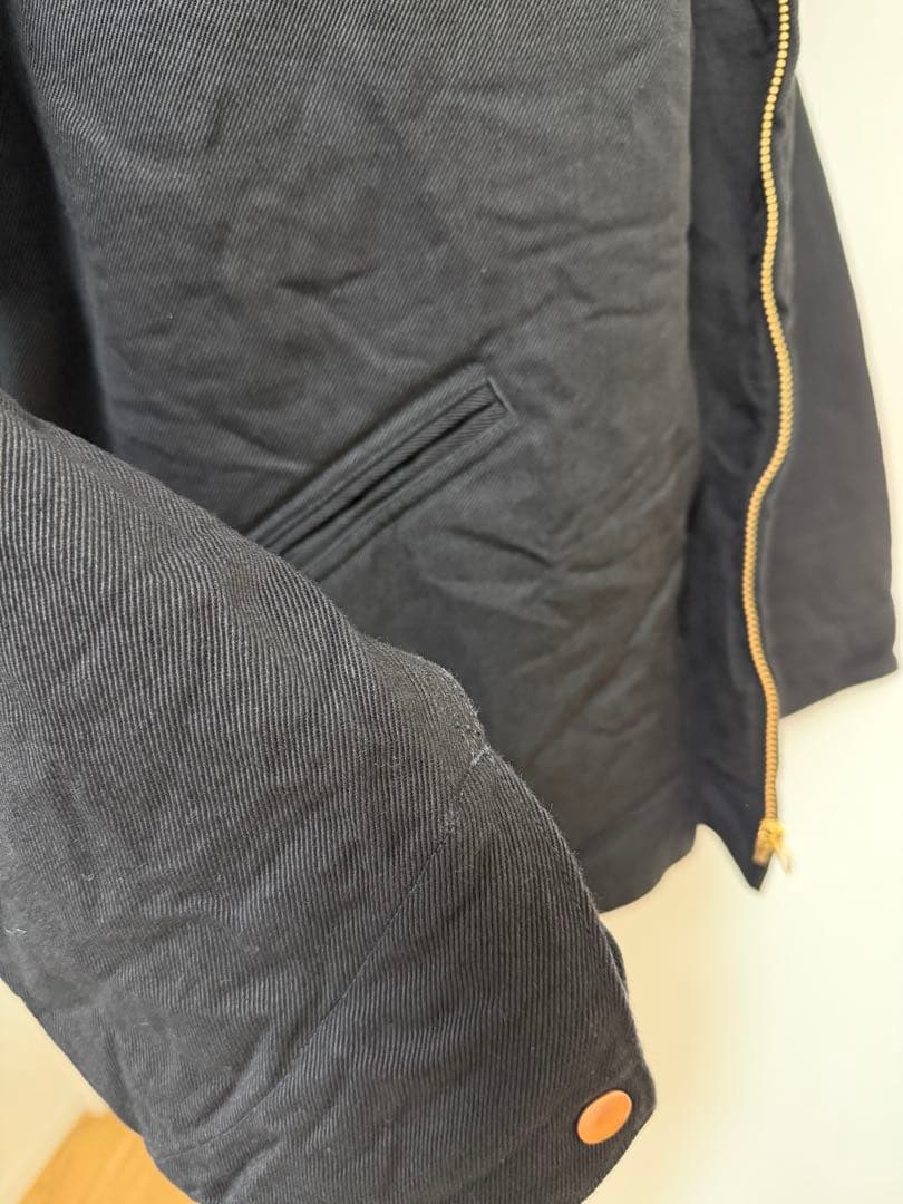 ジャケット・アウター COMOLI BLACK DENIM ZIP SHORT JACKET 2