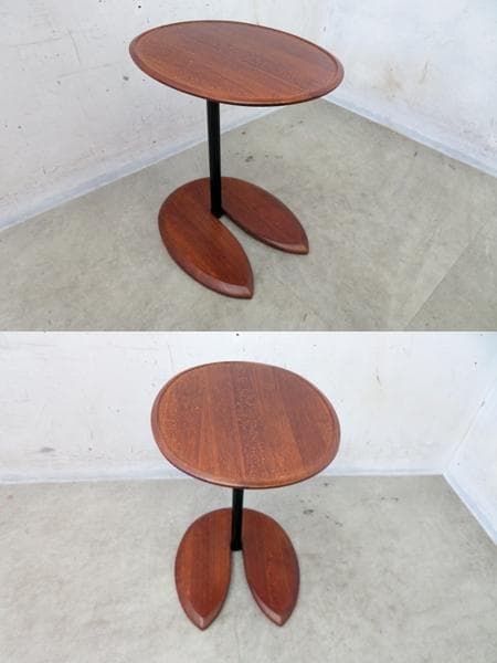 美品■北欧■ノルウェー■エコーネス■エリプス■サイドテーブル■高級■昇降機能■