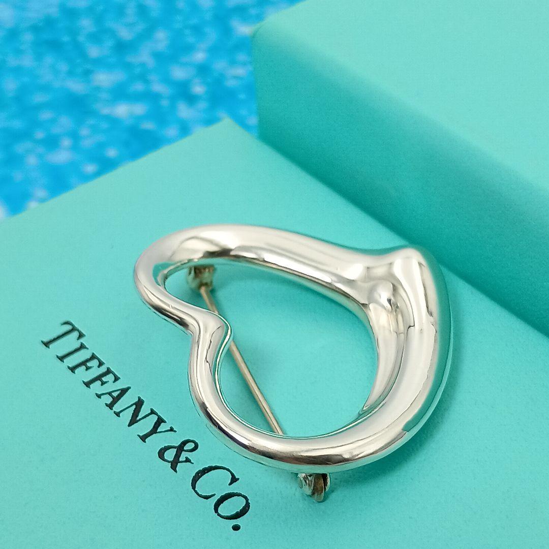 TIFFANY&Co ティファニー オープンハート ブローチ シルバー925銀