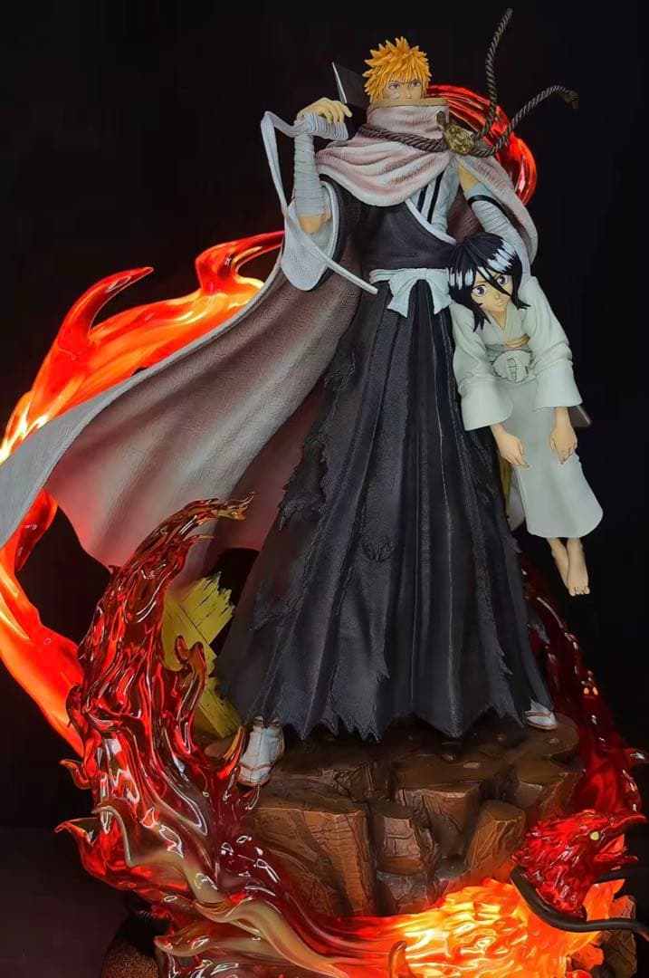 BLEACH 黒崎一護 ガレージキット ガレキ スタチュー⑧①