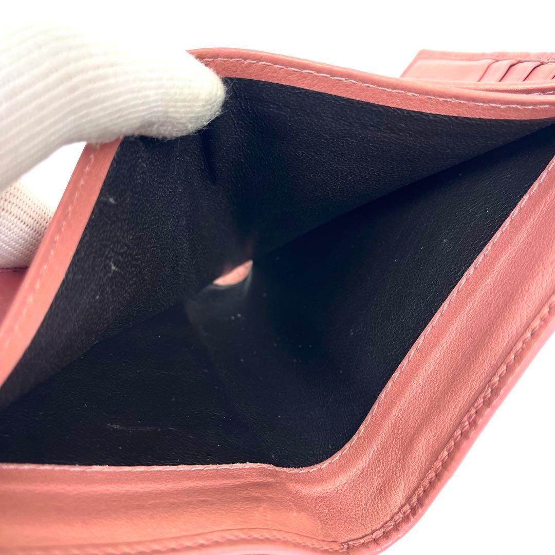 グッチ　折り財布　インターロッキング　シマレザー　GGロゴ　エンボス　レザー