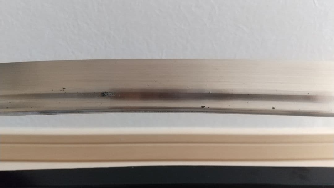 【珍品】模造刀 (皮巻き・千段鞘・樋入り刀身) 居合刀・模擬刀