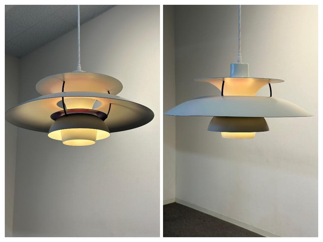 正規品■ルイスポールセン■PH 5　ペンダントライト　ホワイト　コード75cm