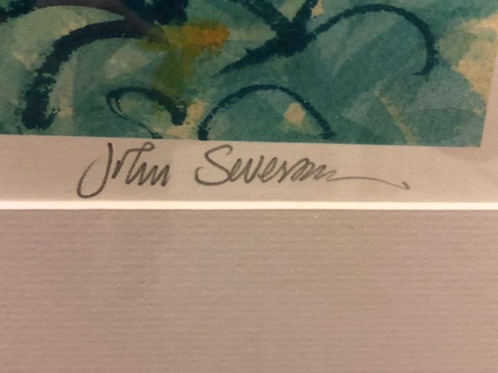 john severson ジョンセバーソンの絵画　29/300 サイン入　大作
