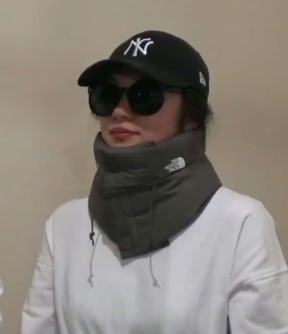 【美品】The North Face x HYKEコラボ ダウンネックゲイター