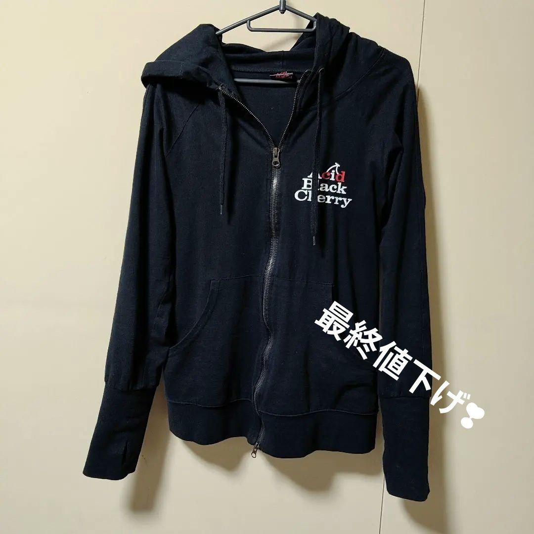 の*の様 AcidBlackCherry フード付きジップアップパーカー