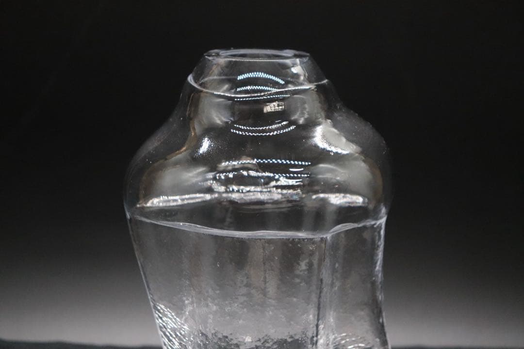 坂田甚内作　氷割花瓶　花器　送料込み250807