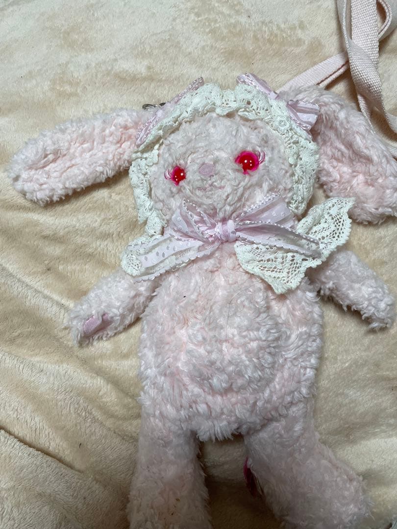 ベイビーザスターズシャインブライト　うさくみゃ　ポシェット　ピンク　ピコフラワー