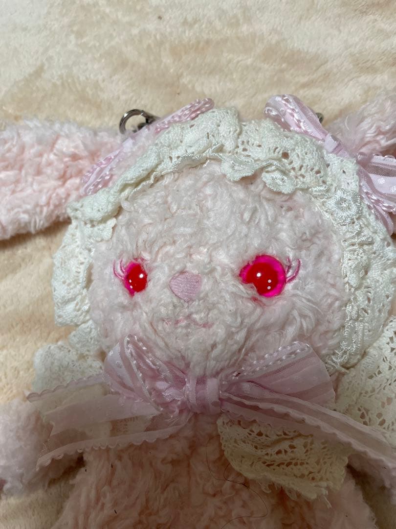 ベイビーザスターズシャインブライト　うさくみゃ　ポシェット　ピンク　ピコフラワー