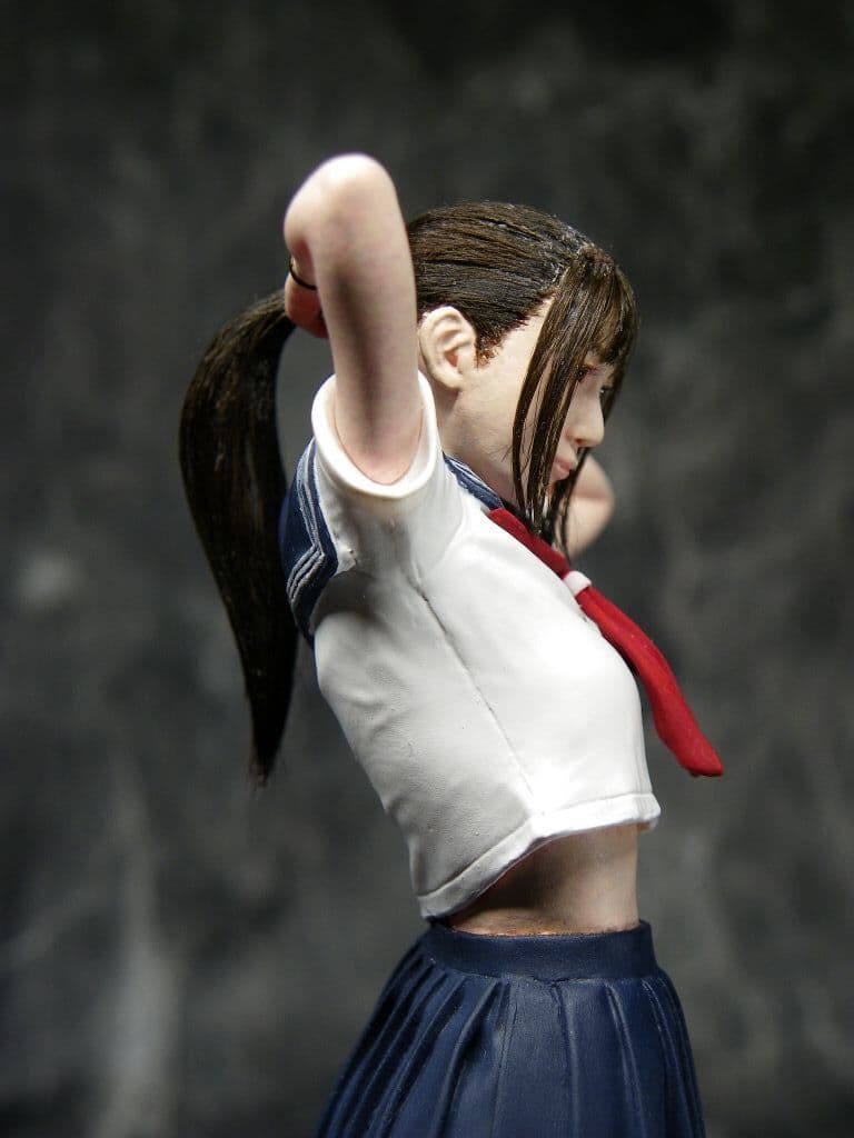 セーラー服　ハセガワ製　1/12　バーミリオン氏原型　塗装済み完成品　ゲーテル。