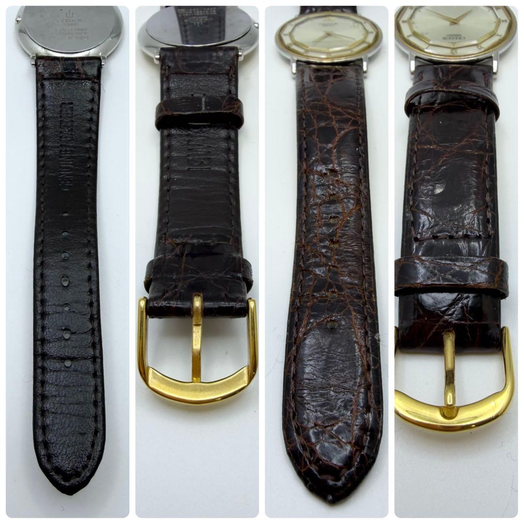 セイコー クレドール 18KT 2F70-0291 メンズ　クォーツ 不動品